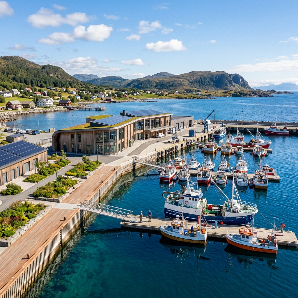 Sustainable fishing port infrastructure